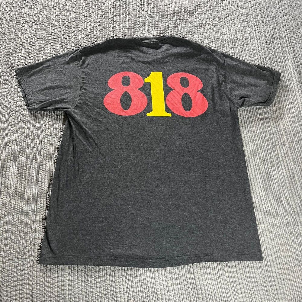 Fasthouse San Fernando Valley 818 T-Shirt Black XL Men’s Graphic Tee